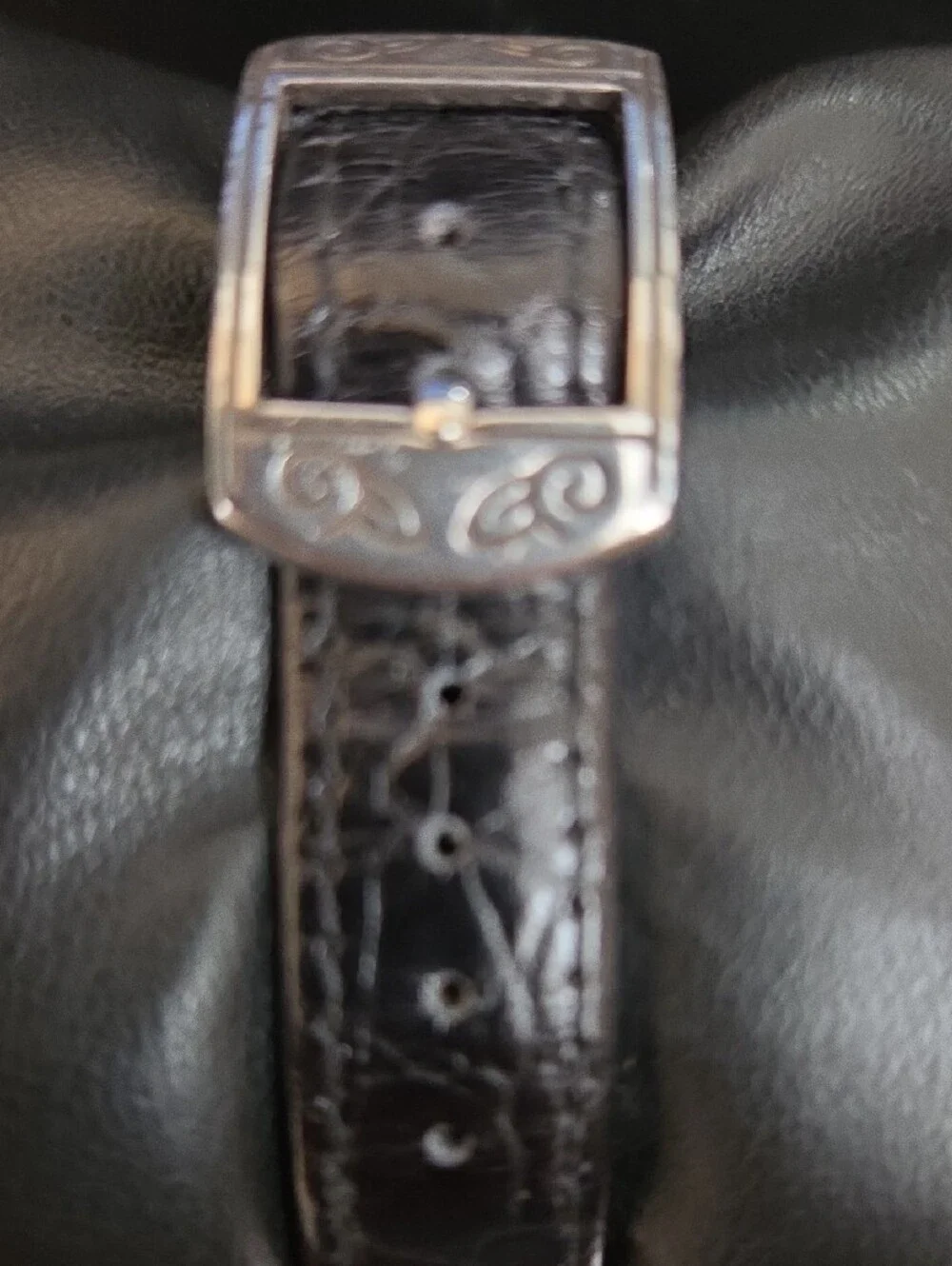 Brighton Silver-Tone Women's Watch with White Dial